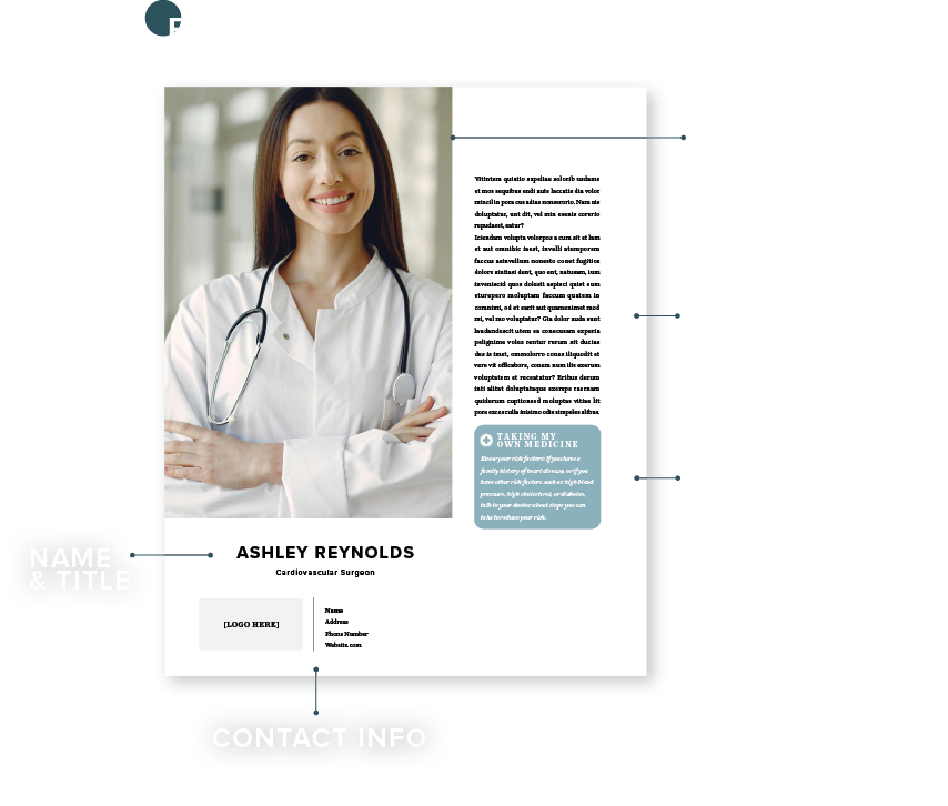 Featured physician profile example