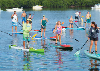 Work Out on the Water with a Stand-Up Paddleboard