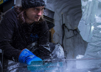 Break the Ice with Ice Sculptor Colin Atkins