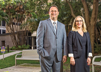 John Couris and Stacey Brandt