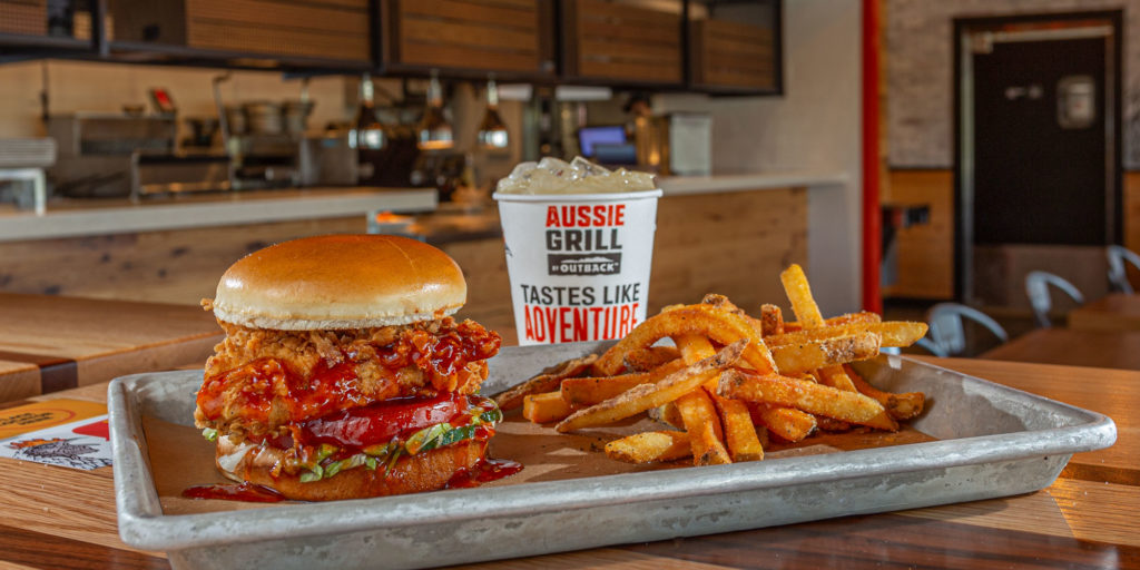Aussie Grill by Outback’s Crispy Sriracha Chicken Sandwich