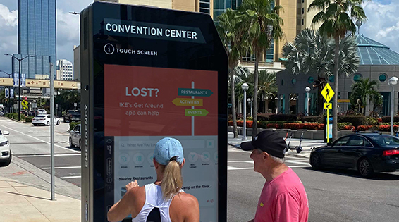Navigating Tampa by foot recently got easier with smart kiosks.