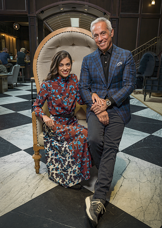 Looking ahead, the Zakarians’ plans include growing Corner Table Entertainment, the multimedia production company they started in 2017. They are pictured in October 2021 at Oxford Exchange.