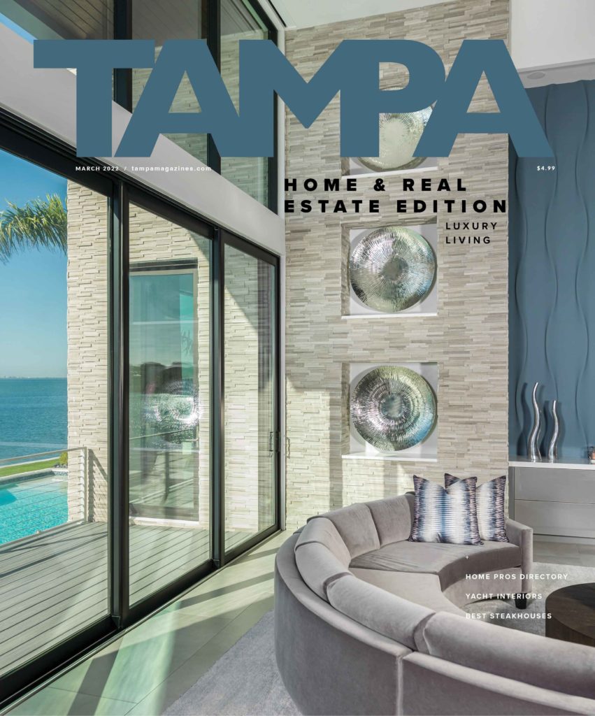Tampa Magazine March 2022 Cover