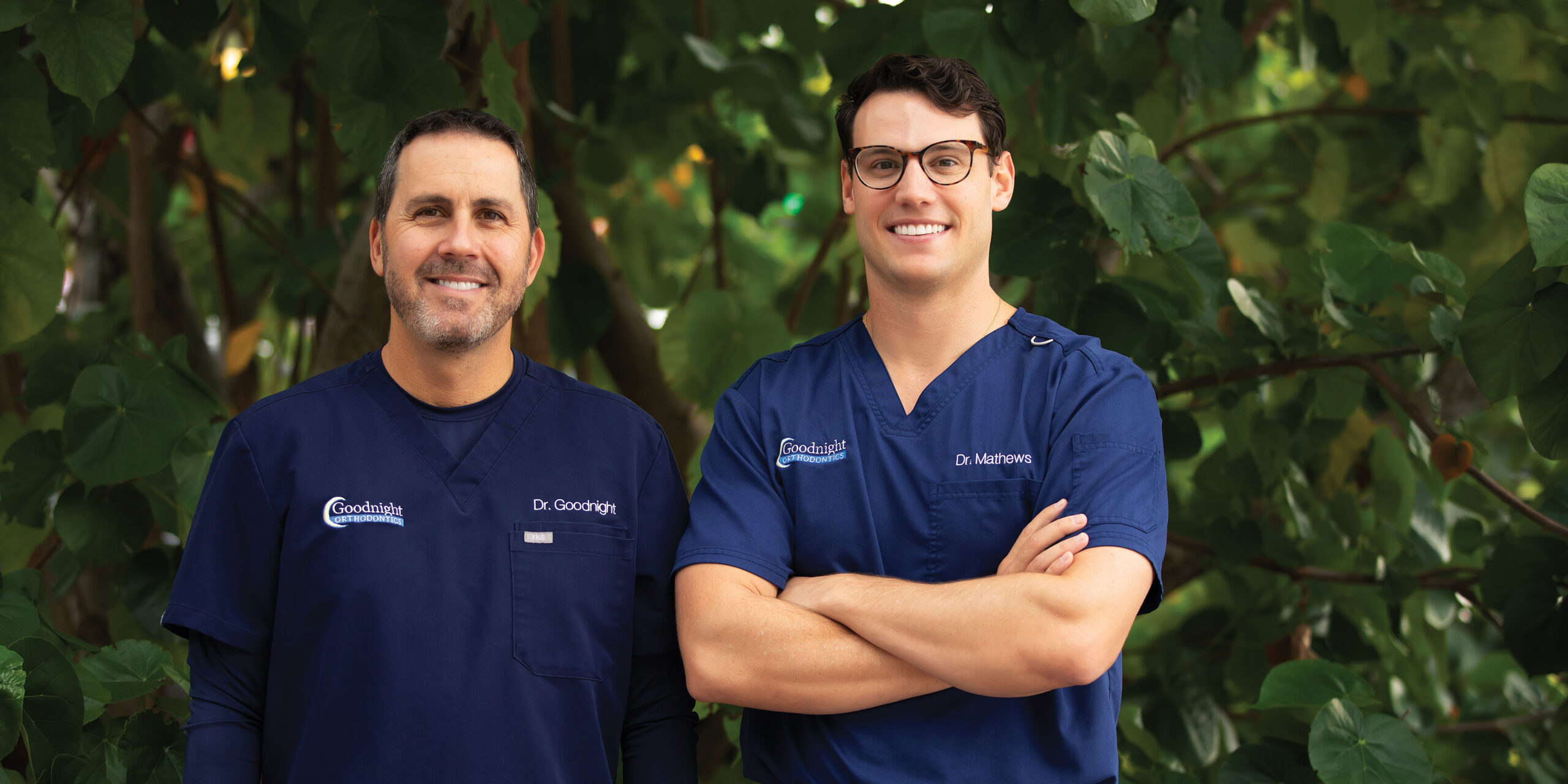 Dr. Mark Goodnight (left) and Dr. Spencer Mathews (right)